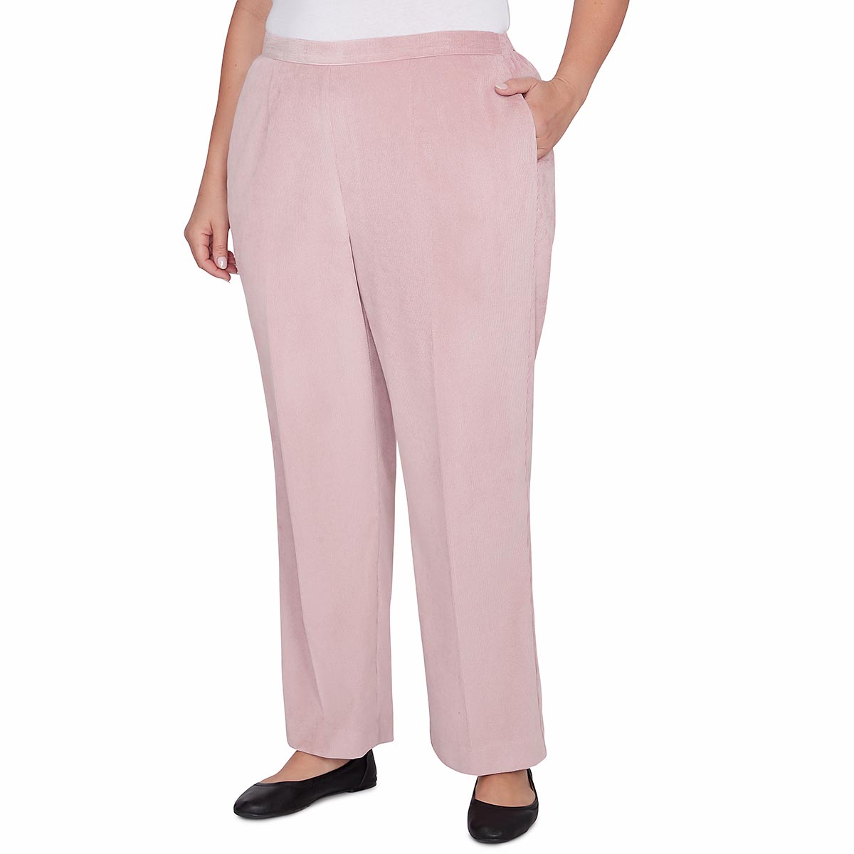 Plus Size Alfred Dunner Telluride Rose Corduroy Short Pants