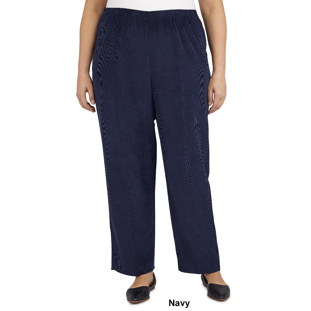 Plus Size Alfred Dunner Solid Classics Corduroy Pants - Short