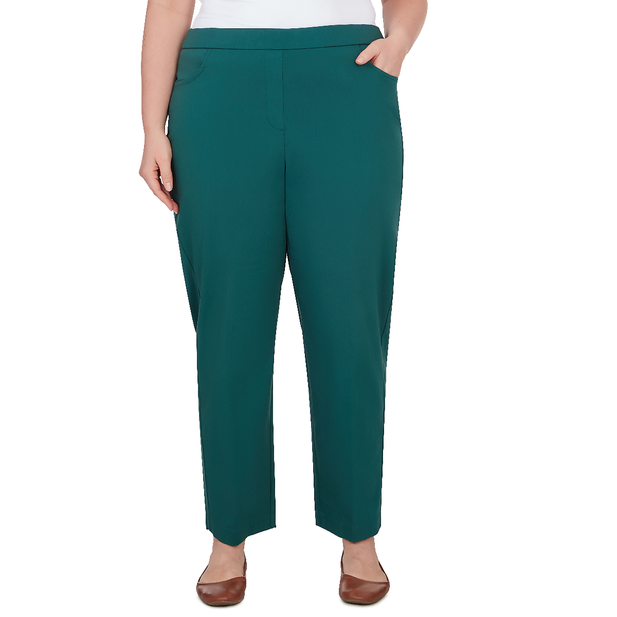 Plus Size Alfred Dunner Classic Allure Short Length Pants