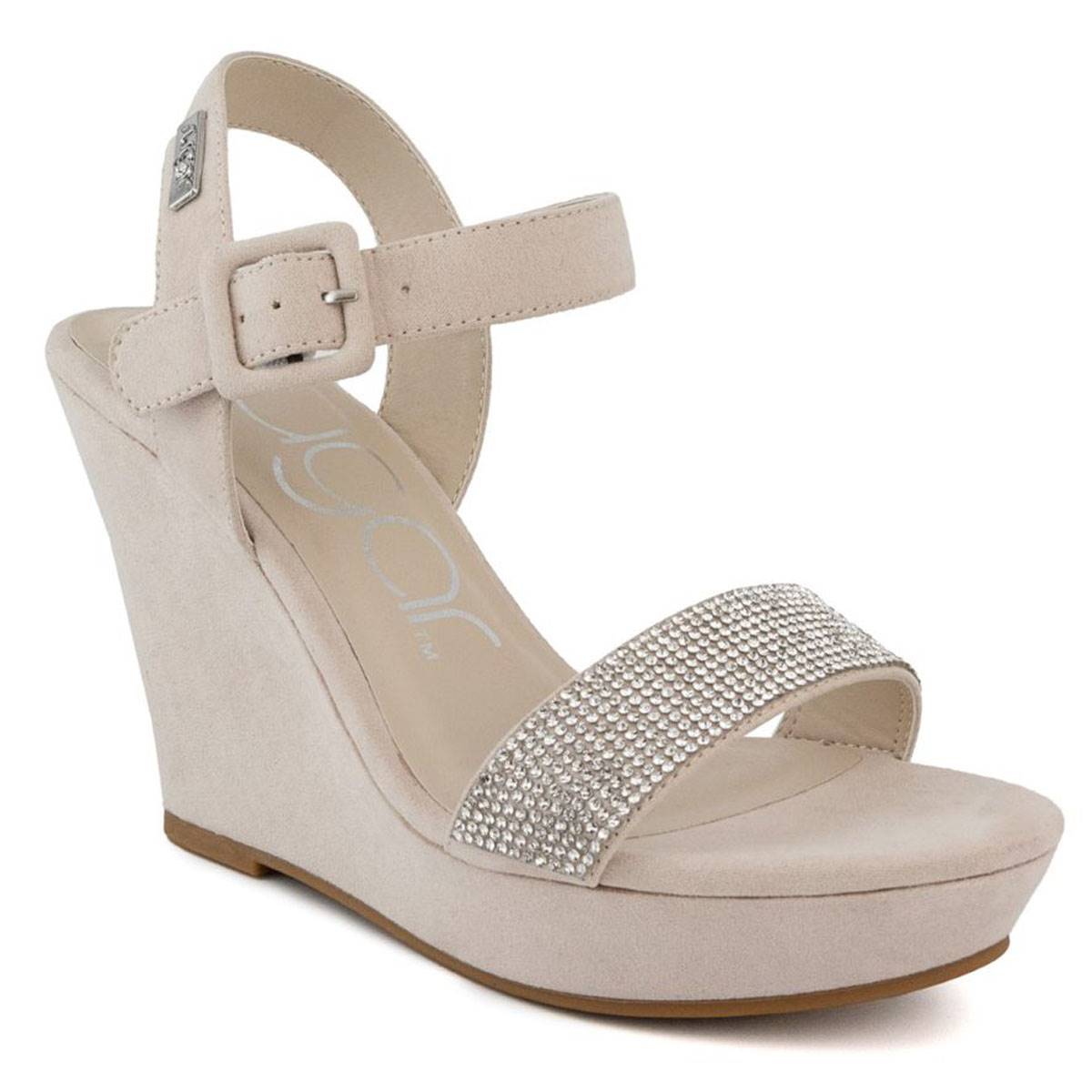 Womens Sugar Chili Wedge Slingback Sandals