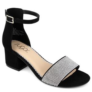 Womens Sugar Noelle 4 Block Heel Dress Sandals