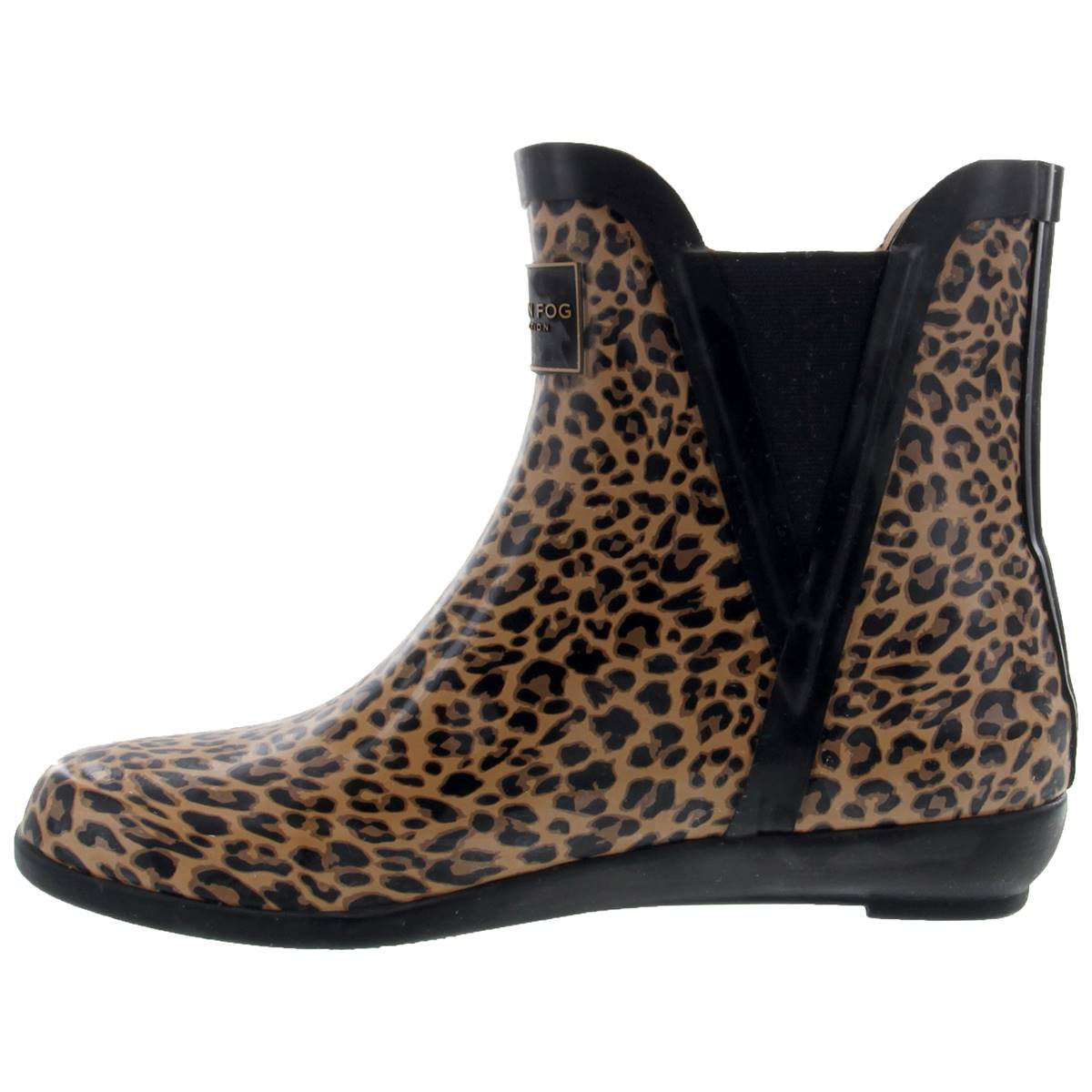 Womens London Fog Piccadilly Rain Boots - Leopard