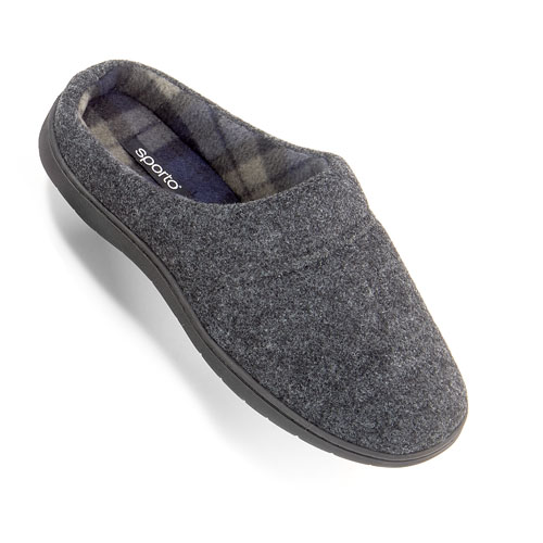 Mens Sporto Felix Felt Clogs Slippers