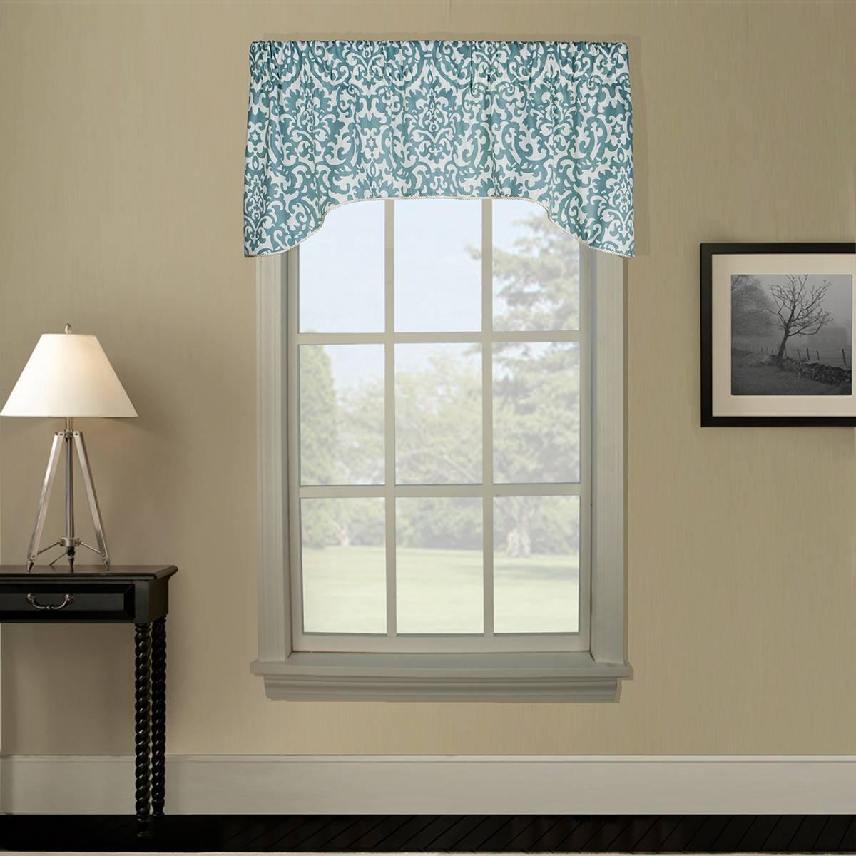 Montauk Print Arch Valance