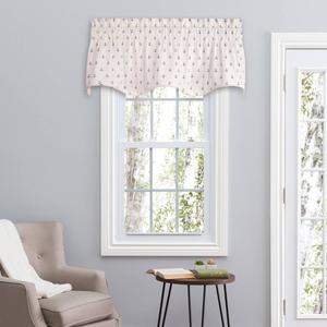 Voyage Anchor Print Scallop Valance - 50x17