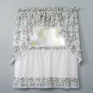Country Floral Ruffled Insert Valance - 52x12
