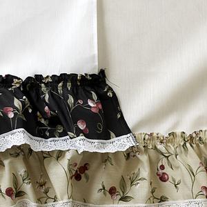 Cherries Ruffled Valance - 52x12 alternate view