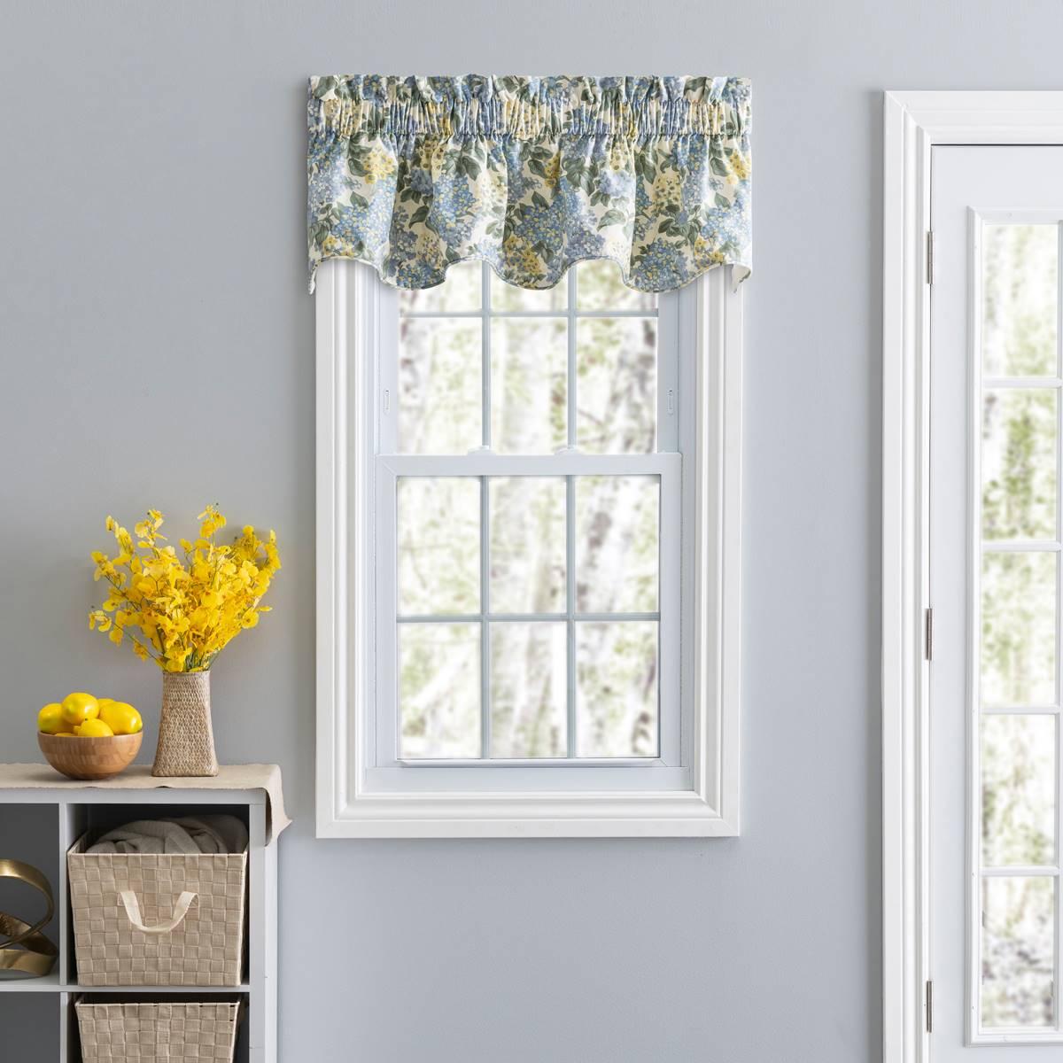 Hydrangea Scallop Valance - 70x15