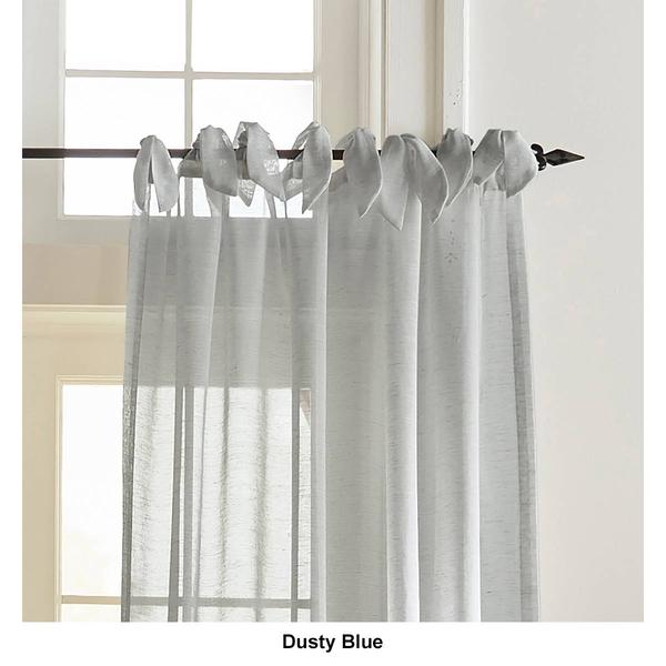 Threadmade Vienna Tie-Top Sheer Window Curtain alternate view