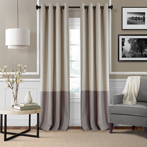 Elrene Braiden Room Darkening Grommet Curtain Panel