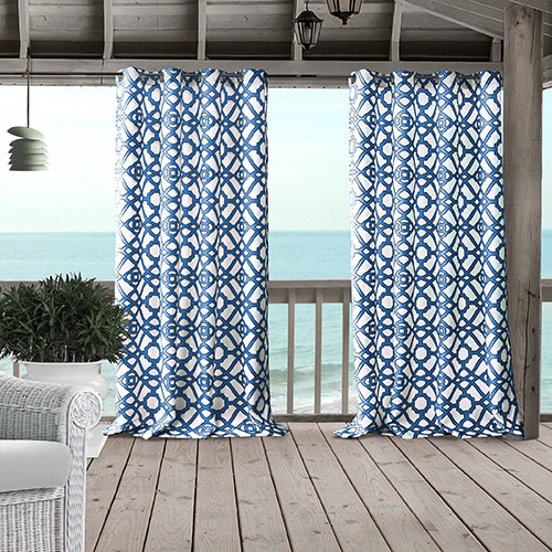 Elrene Marin Indoor/Outdoor Grommet Curtain Panel