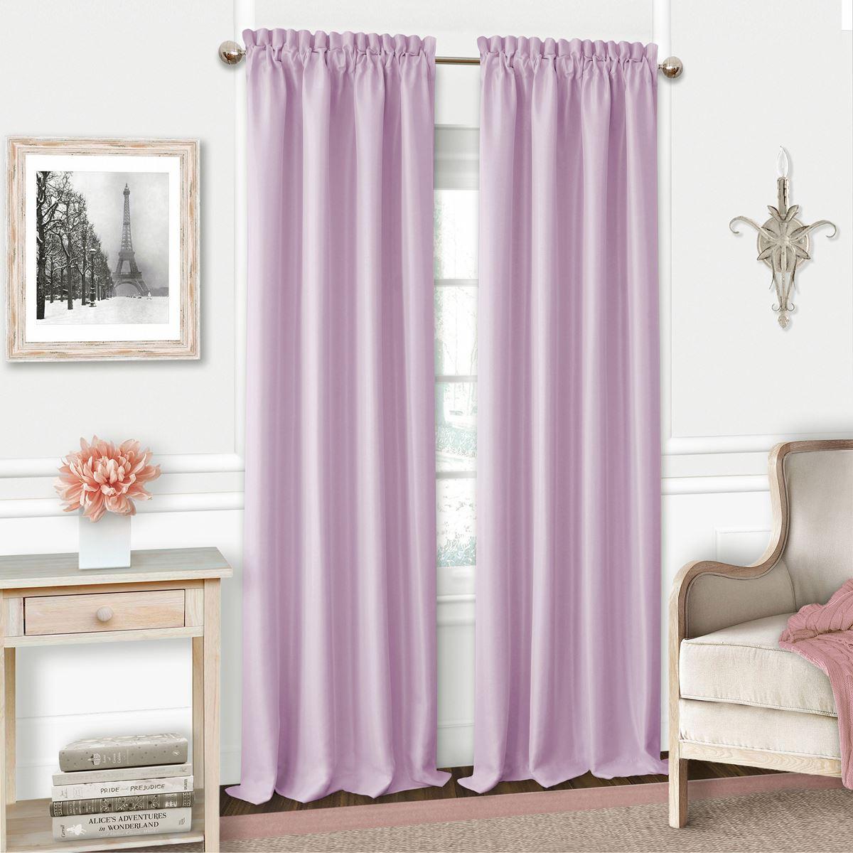 Elrene Adaline Rod Pocket Blackout Curtain Panel