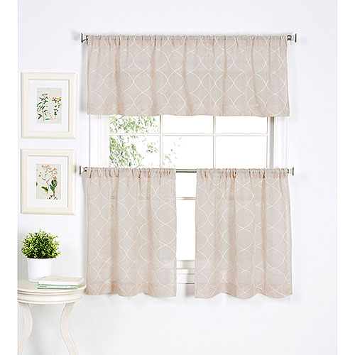 Taylor Kitchen Curtains - Linen