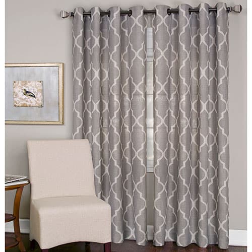 Elrene Medalia Grommet Curtain Panel - Stone