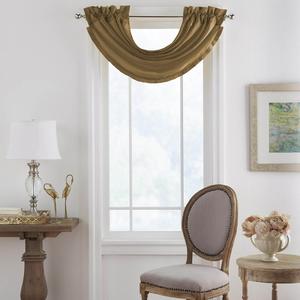Threadmade Versailles Solid Window Valance - 52x36