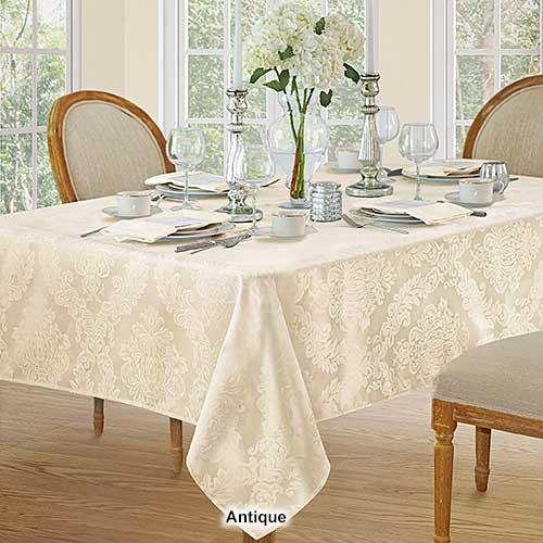 Threadmade Barcelona Damask Tablecloth alternate view