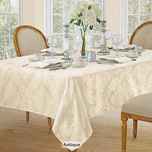 Threadmade Barcelona Damask Tablecloth alternate view