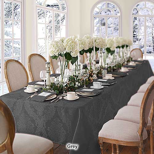 Elrene Barcelona Damask Tablecloth