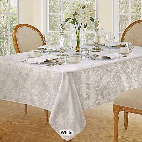 Elrene Barcelona Damask Tablecloth