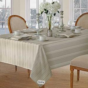 Threadmade Denley Stripe Tablecloth alternate view