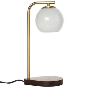 Opaque Glass Ball Shade Candle Warmer Lamp