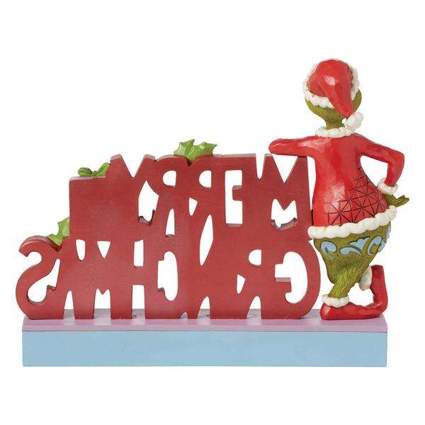 Jim Shore Grinch Merry Grinchmas Christmas Figurine alternate view