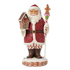 Jim Shore Gingerbread Santa Figure