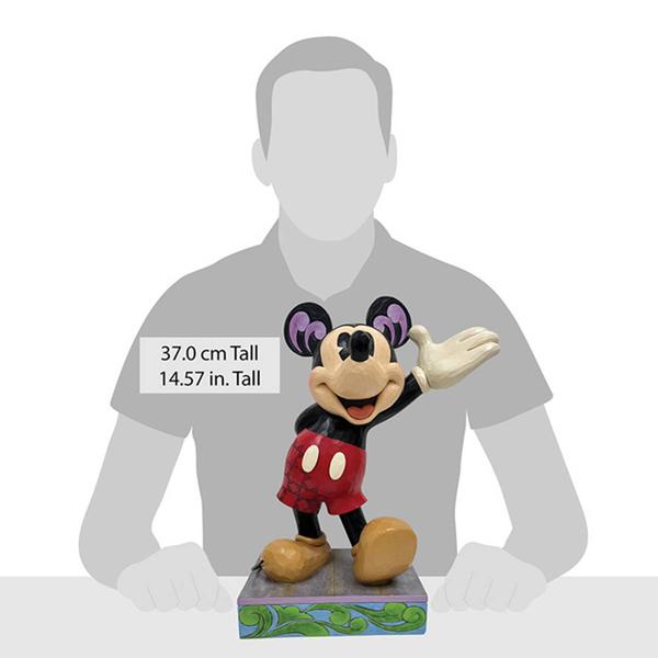 Jim Shore Disney Traditions Everyday Mickey Big Figurine alternate view