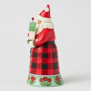 Jim Shore Highland Glen Santa Cardinals Christmas Figurine alternate view