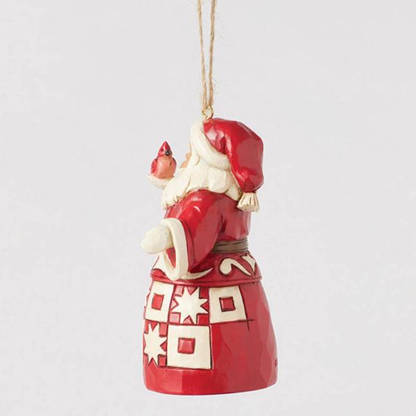 Jim Shore Nordic Noel Santa Hanging Christmas Ornament alternate view