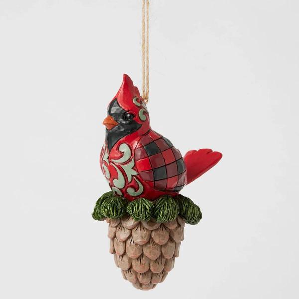 Jim Shore Highland Glen Cardinal Ornament alternate view