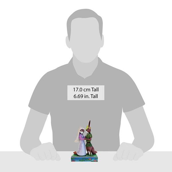 Jim Shore Disney Traditions Robin Hood & Maid Mariane Figurine alternate view