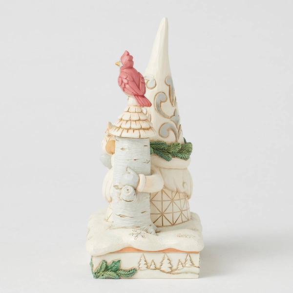 Jim Shore Woodland Glen Gnome w/ Birdhouse Christmas Figurine alternate view