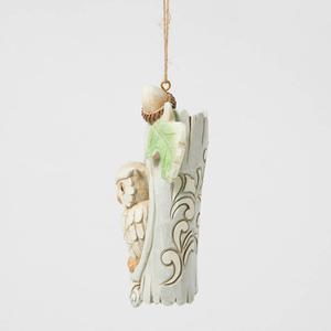 Jim Shore Woodland Glen Owl in Tree Ornament alternate view