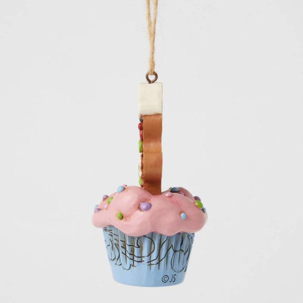 Jim Shore Gingerbread Cupcake Christmas Ornament alternate view