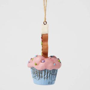 Jim Shore Gingerbread Cupcake Christmas Ornament alternate view