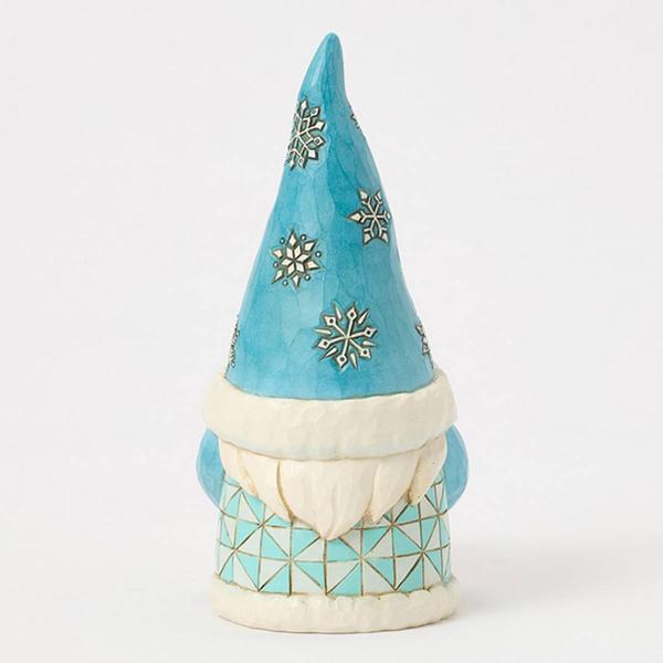 Jim Shore Gnome with Mini Globe Christmas Figurine alternate view