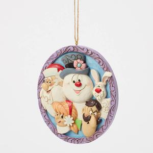 Jim Shore Frosty & Characters Christmas Ornament alternate view
