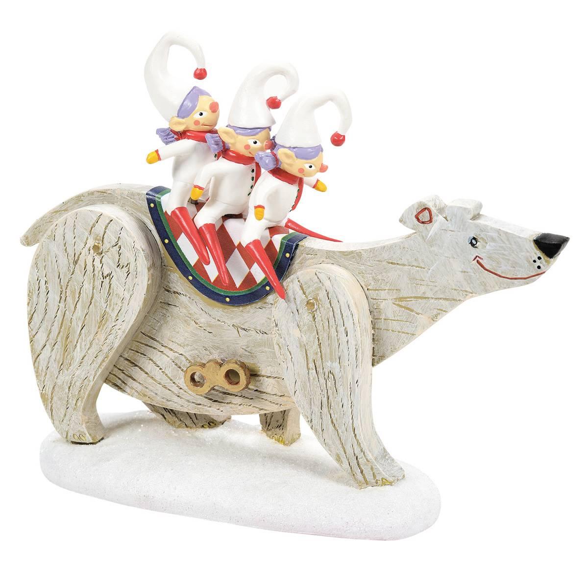 Department 56 Village Accessories Polar Bear Ride