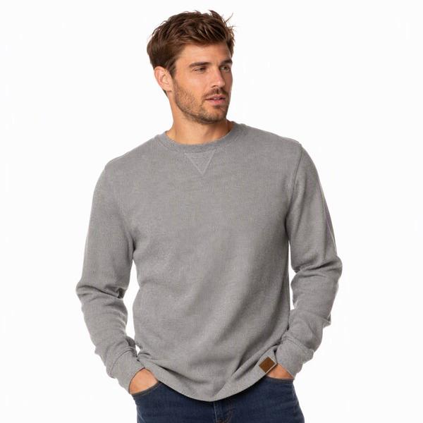 Mens Mountain Ridge Thermal Crew Tee w/ V-Notch