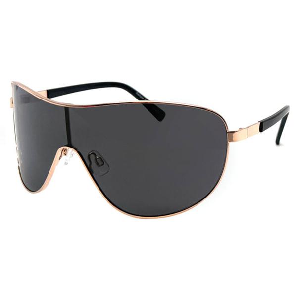 Womens Fantas Eyes Double Down Shield Wrap Sunglasses