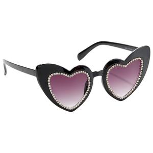 Womens Fantas Eyes Girl Next Door Sunglasses - Black