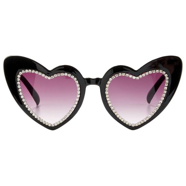 Womens Fantas Eyes Girl Next Door Sunglasses - Black alternate view