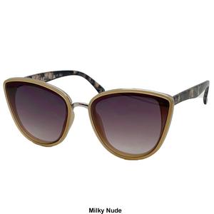 Womens Fantas Eyes Cat Eye with Metal Inlay Sunglasses alternate view