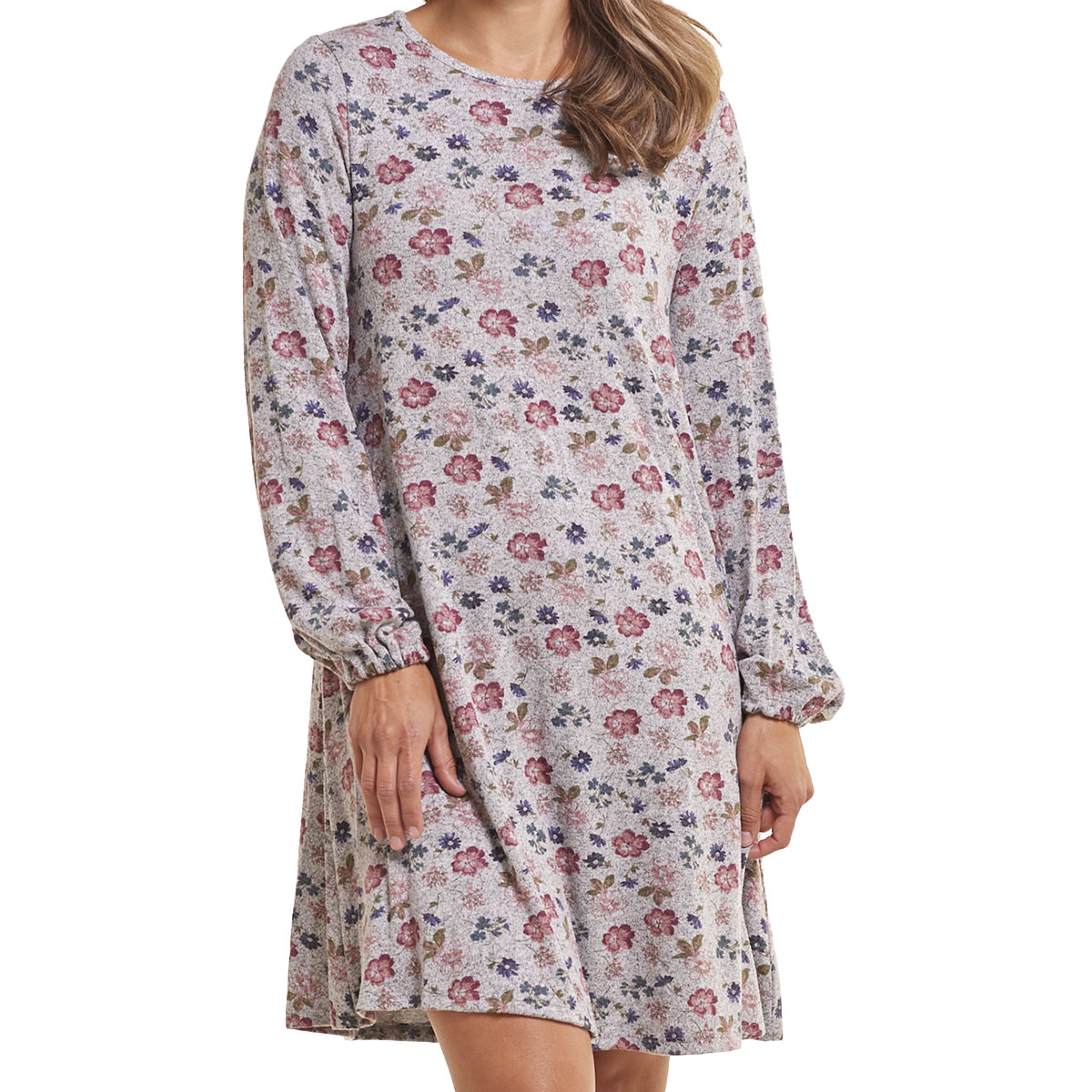 Womens Architect(R) Long Balloon Sleeve Floral Shift Dress