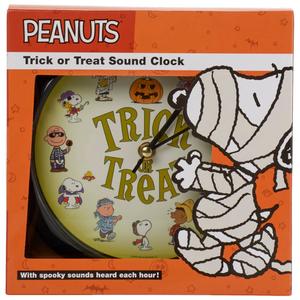 Peanuts Trick or Treat Spooky Clock