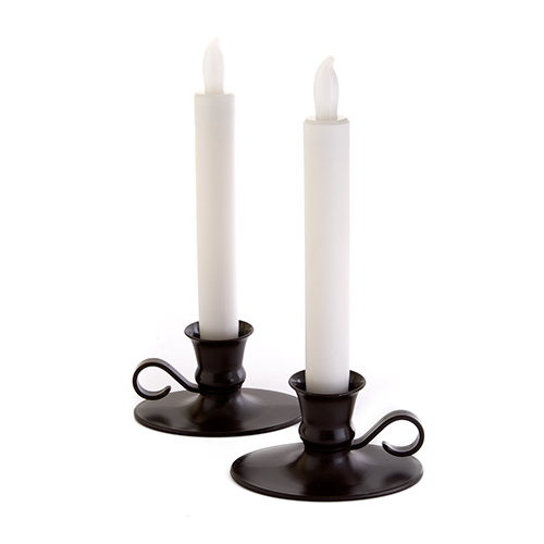 Flameless LED Window Candles With Timer