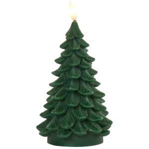 Large Wax LED Christmas Tree