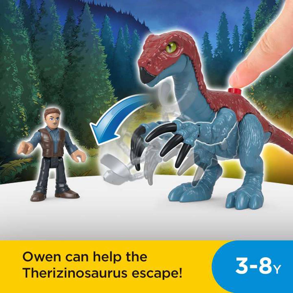 Fisher-Price(R) Imaginext(R) Jurassic World 3 Slasher Dino