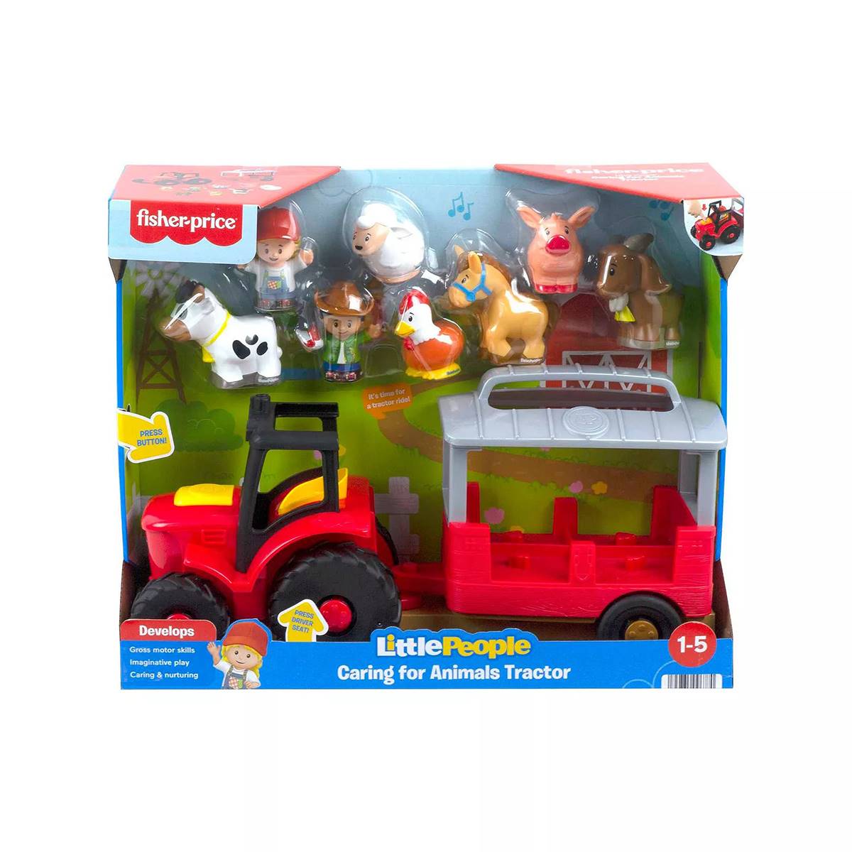 Fisher-Price(R) Little People(R) Car For Animals Tractor Playset